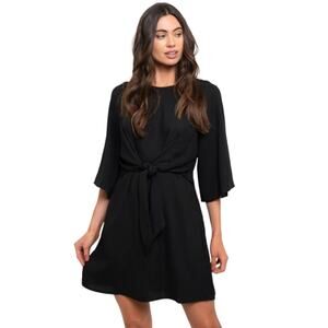 NWT Front Tie Mini Dress by Truly Me Black Size XL